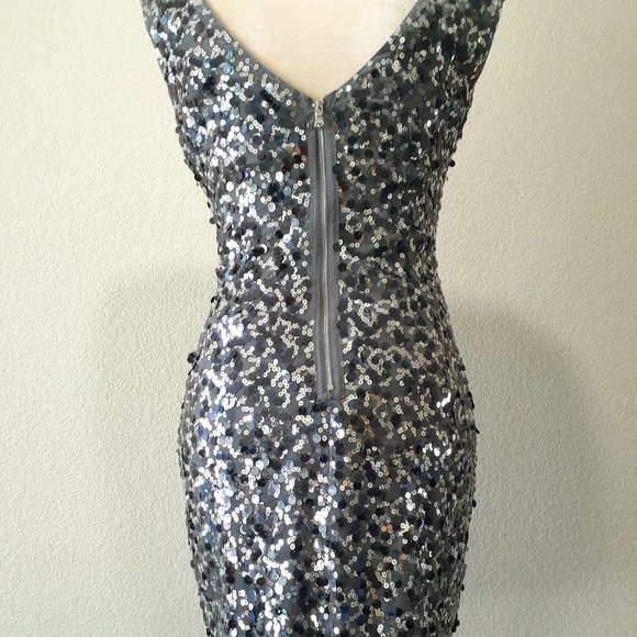 Guess Sequin Sheath Dress - Picture 6 of 12